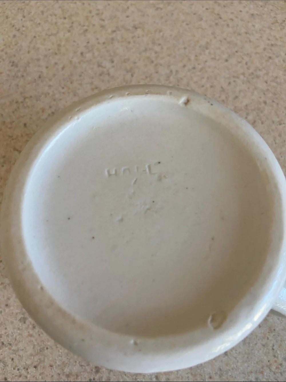 Antique White Ironstone Shaving Mug Union Barber Cup Vintage